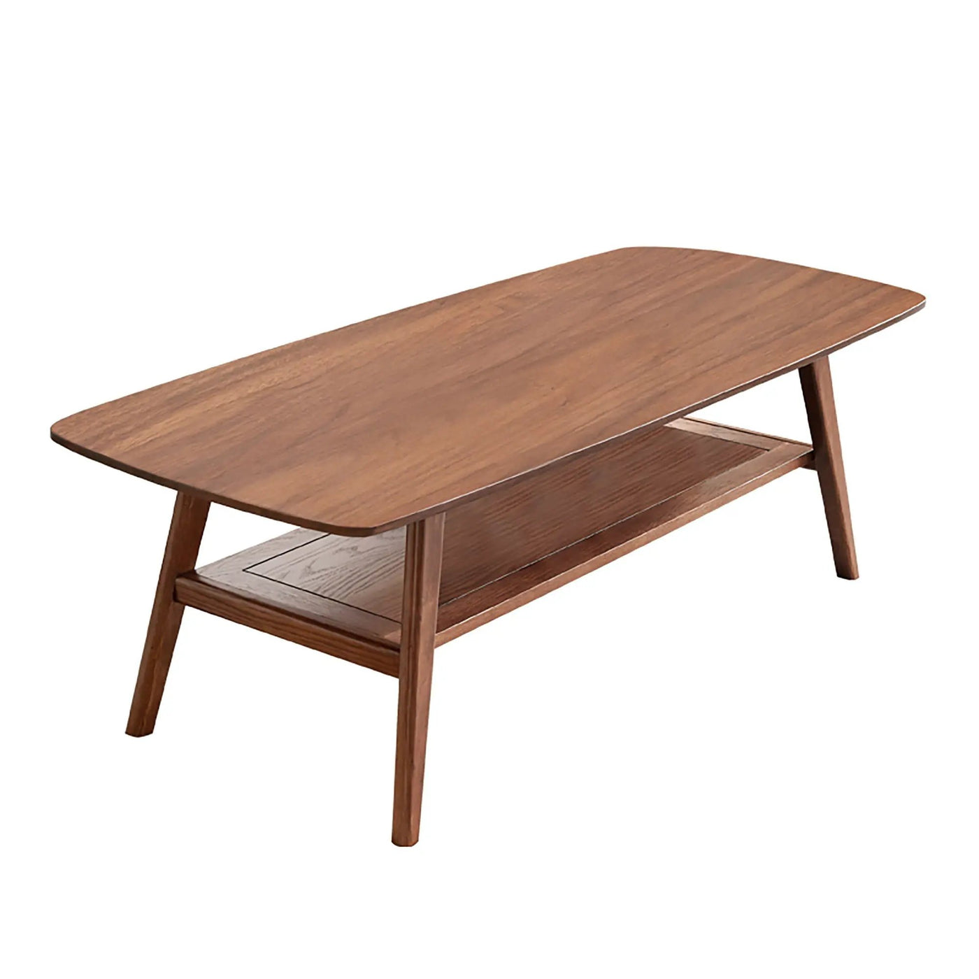 Low Coffee Table With Storage Shelf by HouseOfZazla