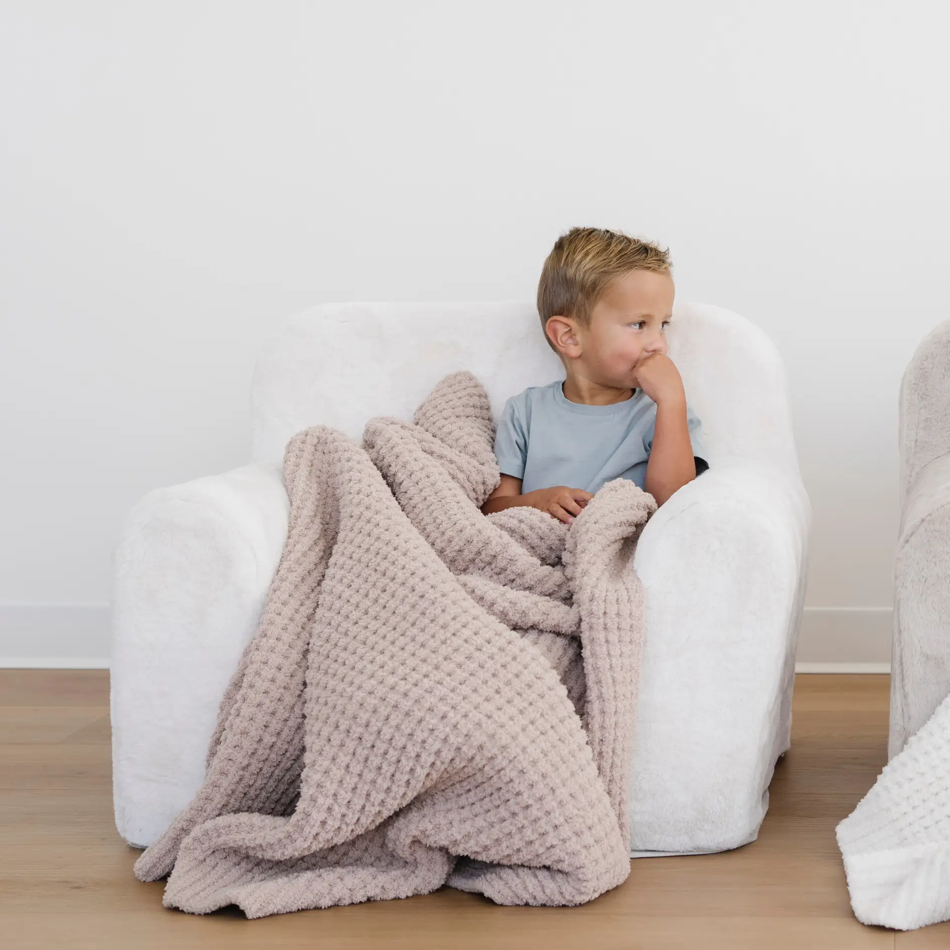 WAFFLE KNIT TODDLER BLANKETS by HouseOfZazla