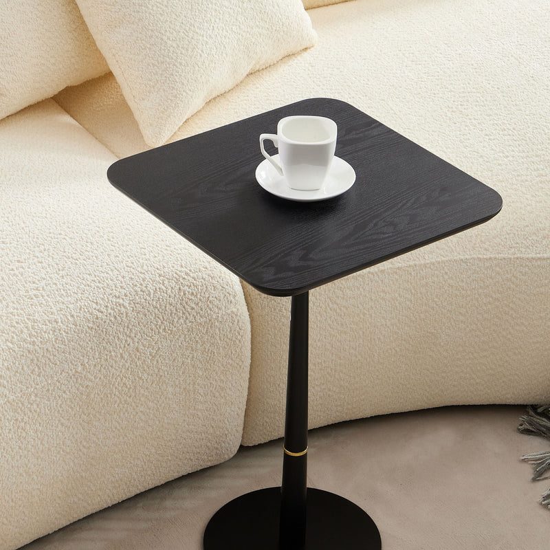Modern Square Coffee Table And Computer Desk - Black / Gold by HouseOfZazla