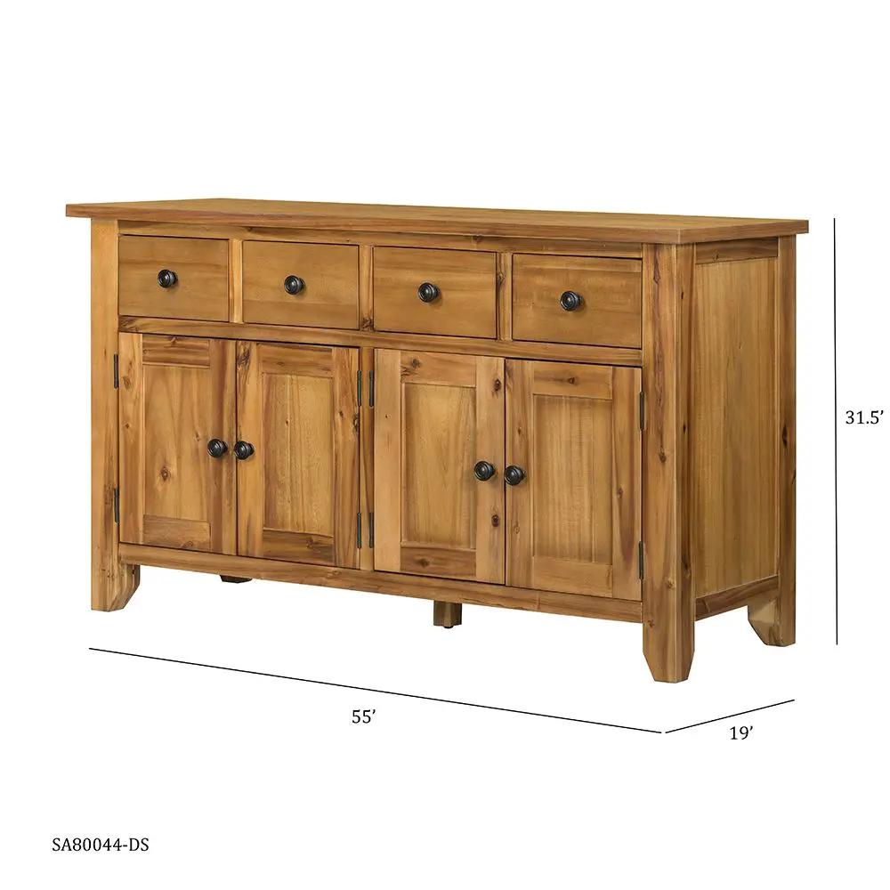 Farmhouse Cabinet Natural Wood by Unique Piece Furniture