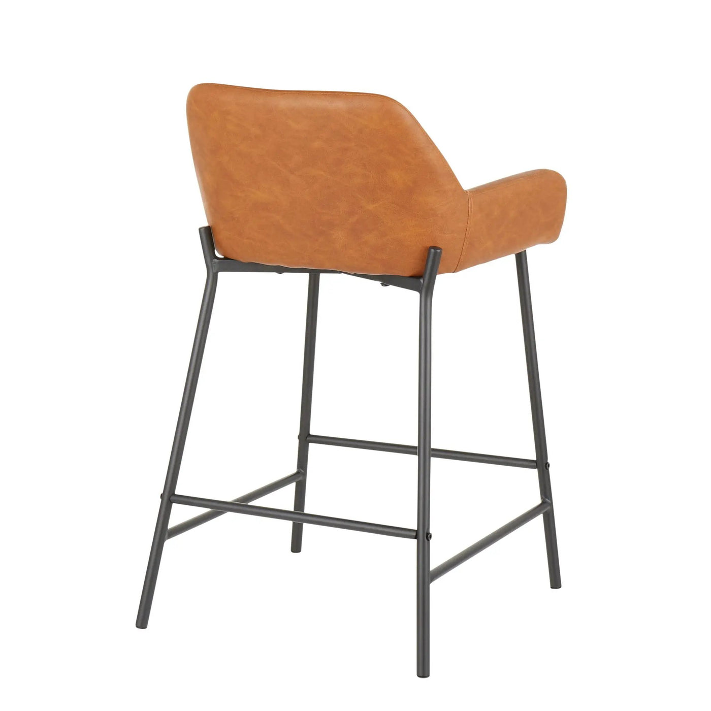 Daniella - Industrial Fixed Height Counter Stool (Set of 2) by HouseOfZazla