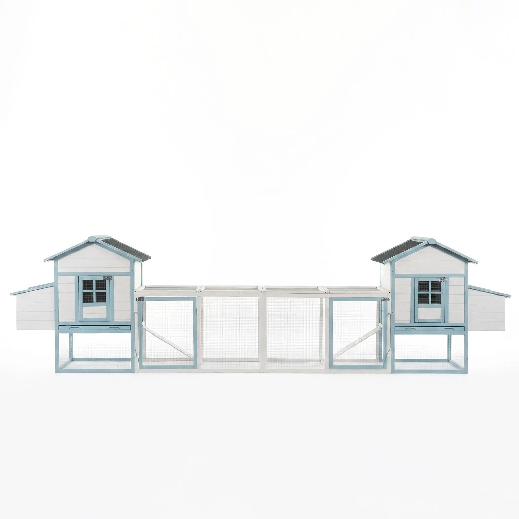 Large Wooden Chicken Coop with Double Nesting Boxes by HouseOfZazla