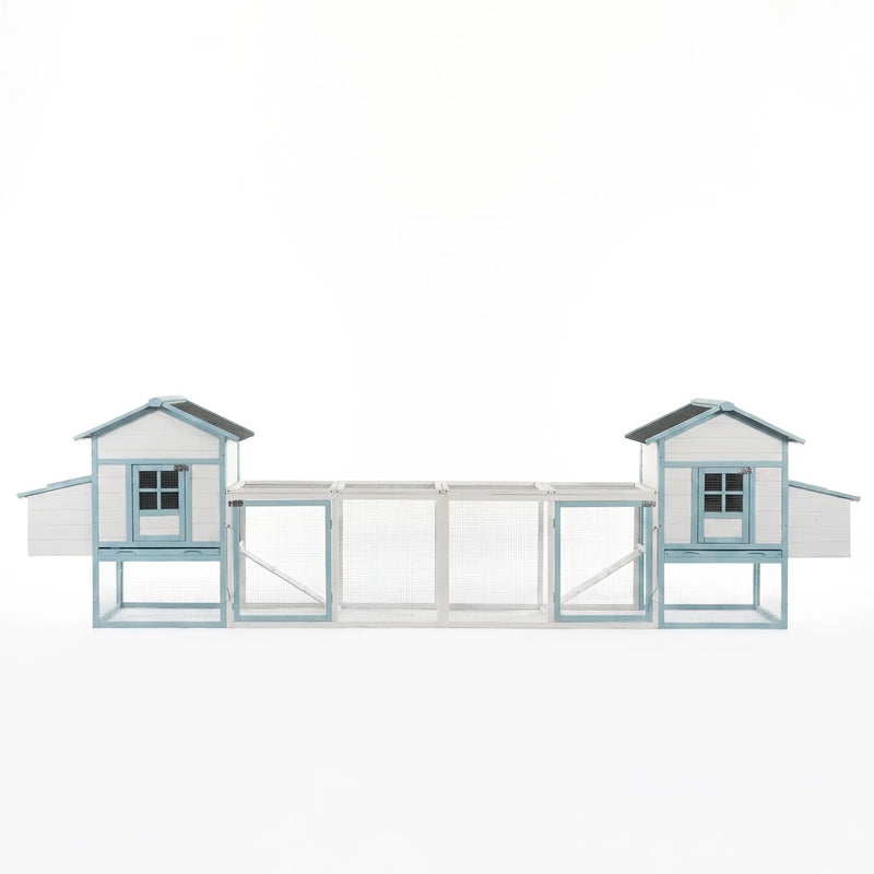 Large Wooden Chicken Coop with Double Nesting Boxes by HouseOfZazla