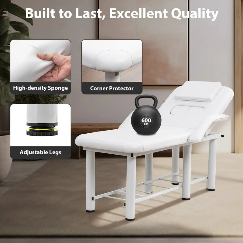 Professional Beauty Bed with Removable Headrest by HouseOfZazla