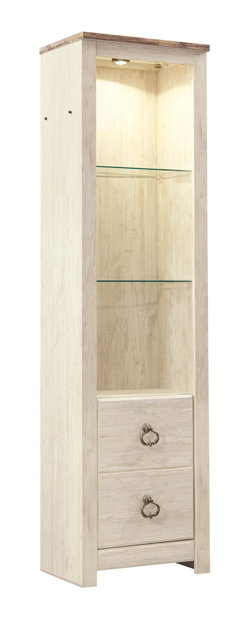 Willowton - Entertainment Center With Fireplace Option by Unique Piece Furniture
