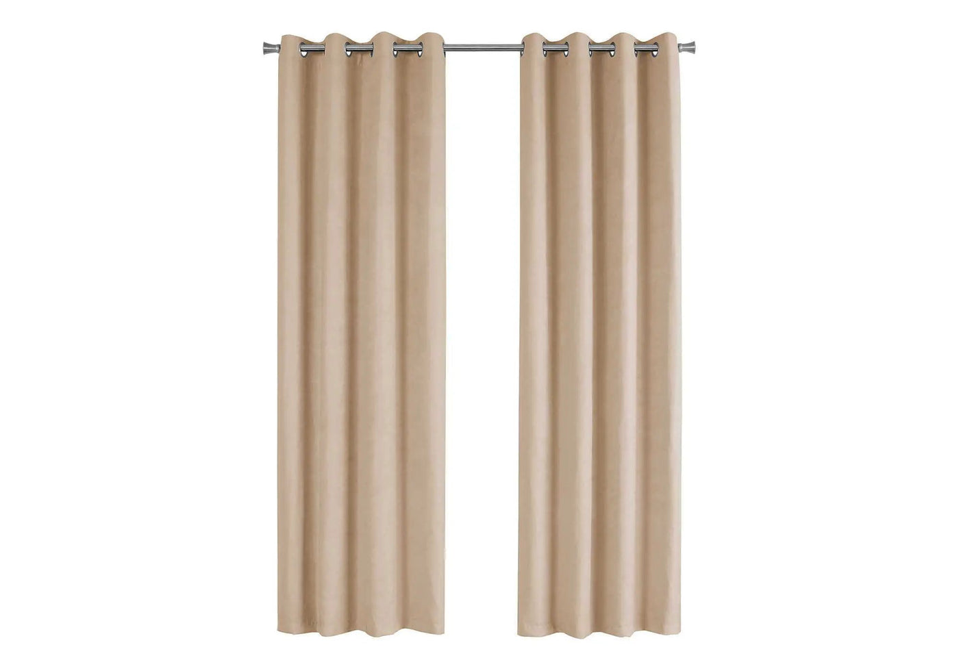 2 Pieces Set, Curtain Panel, Room Darkening, Grommet by Unique Piece Furniture