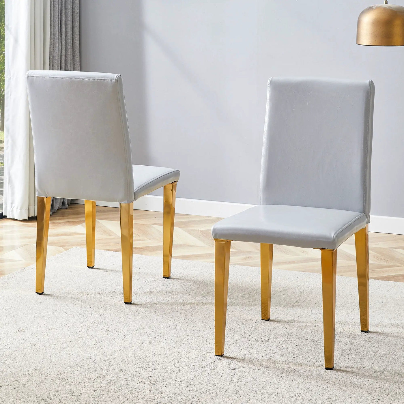 Modern Dining Chairs With Metal Legs by HouseOfZazla