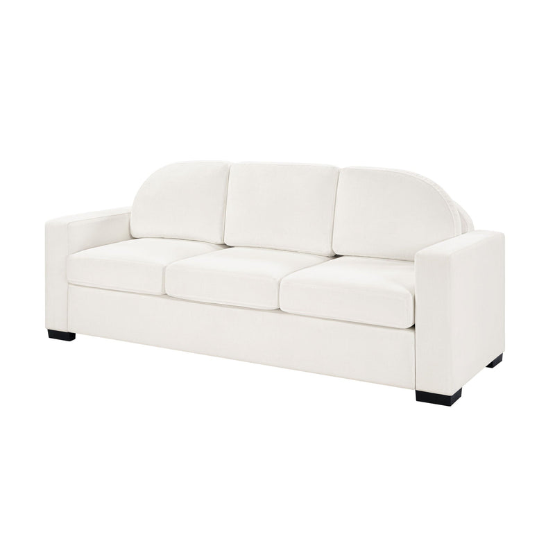 Modern 3 Seater Sofa With Curved Backrest by HouseOfZazla