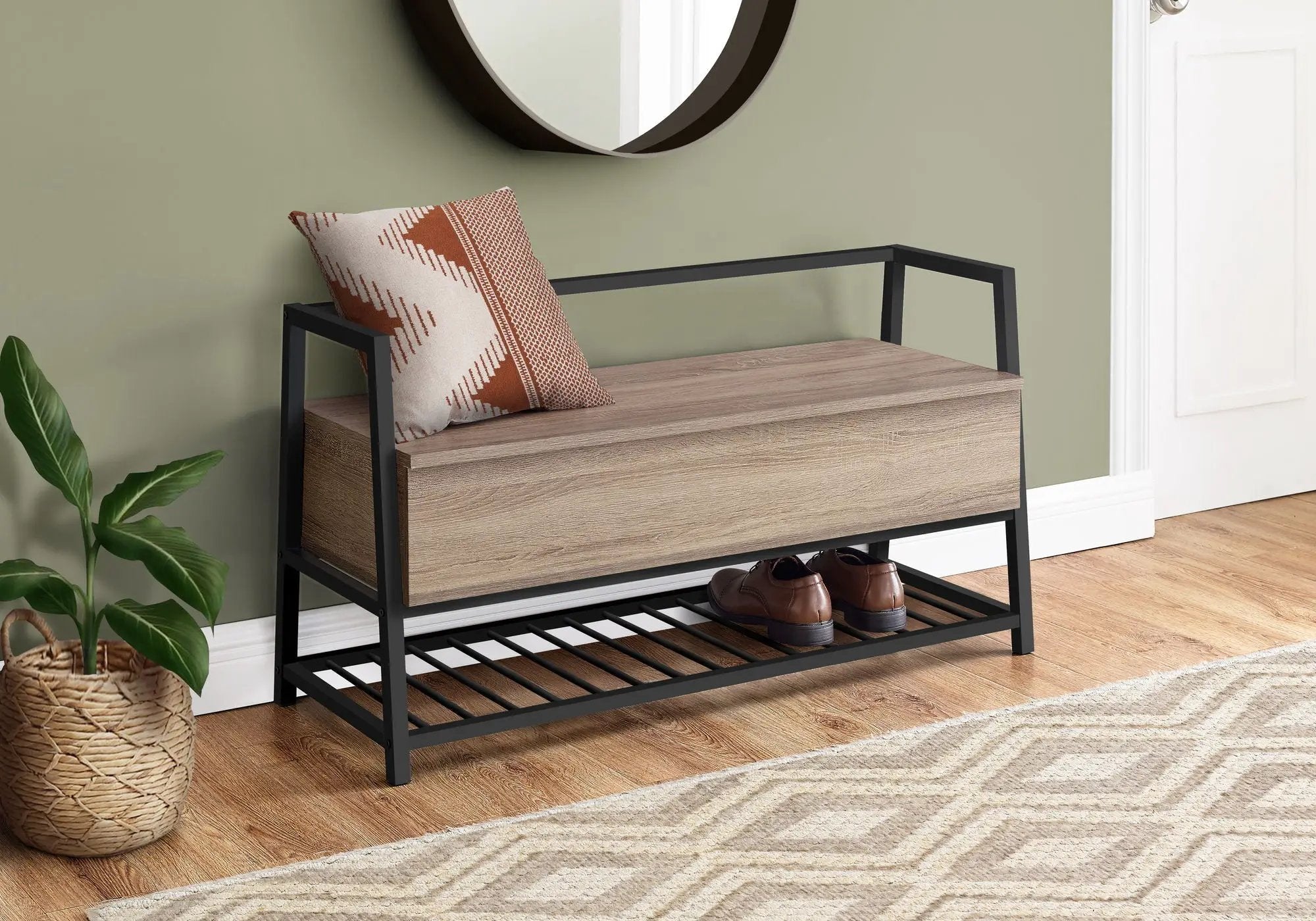 Bench Storage, Rectangular, Contemporary & Modern by HouseOfZazla