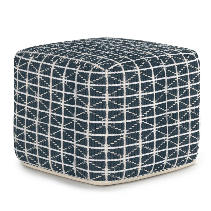 Noreen - Upholstered Square Pouf by HouseOfZazla