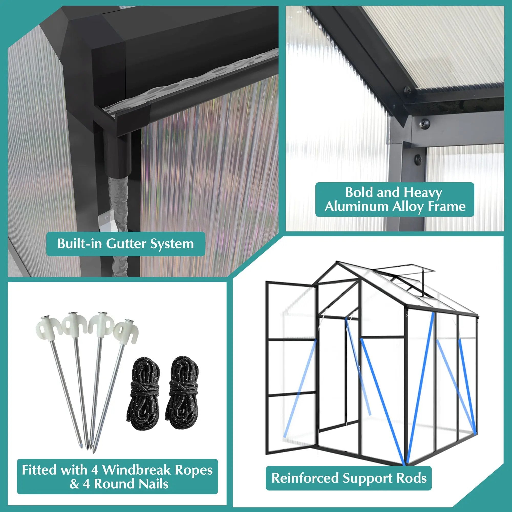 Gain Height Windproof house With Raised Base by HouseOfZazla