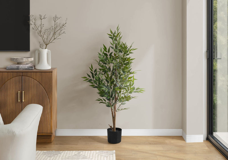 47" Tall Artificial Acacia Tree with 660 Adjustable Leaves - Green