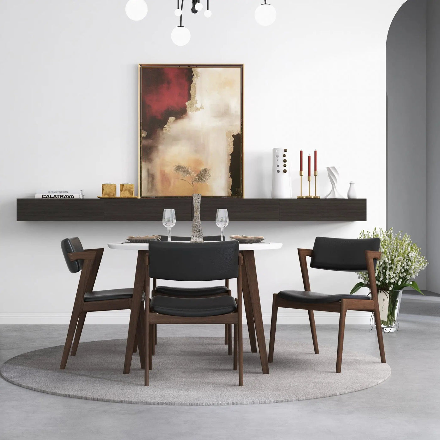 Edwin - Mid-Century Modern Dining Chair (Set of 2) by Unique Piece Furniture
