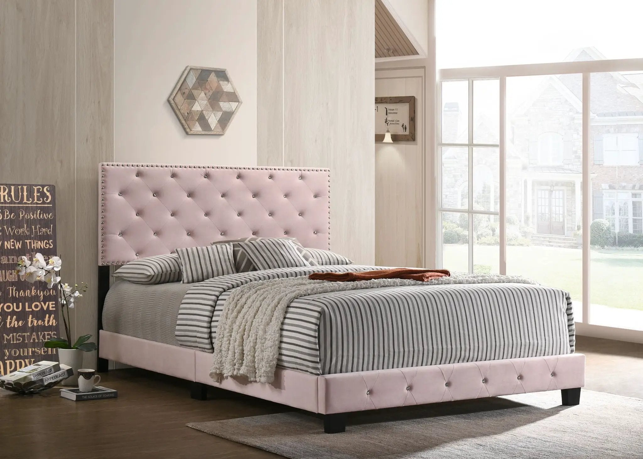 Luxurious Upholstered Bed by Unique Piece Furniture
