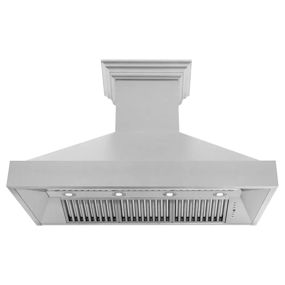 ZLINE 48" Bundle Range RAS-SN-48 & Range Hood 8654SN-48, 2KP-RASSNRH48 by Farmhouse Kitchen and Bath