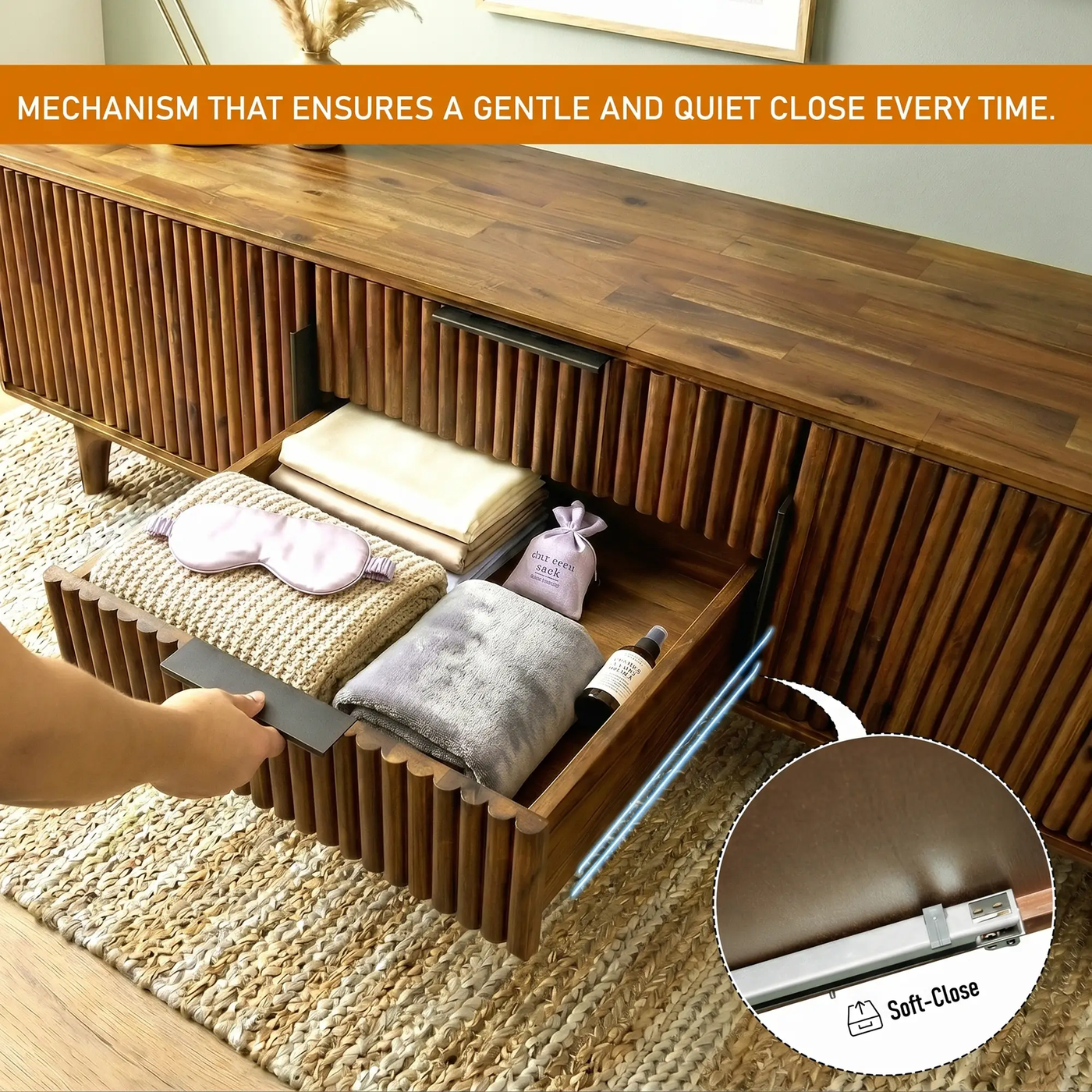 Bosk Solid Wood Storage Bench by Megsu