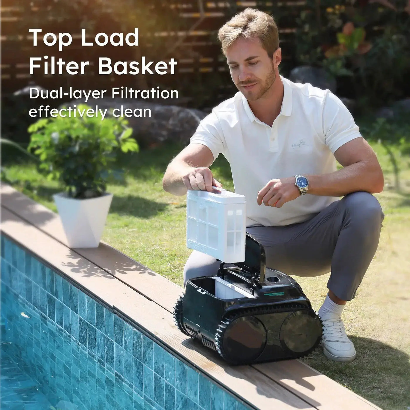 (2026 New) WYBOT C2 Vision Cordless Robotic Pool Cleaner by WYBOT