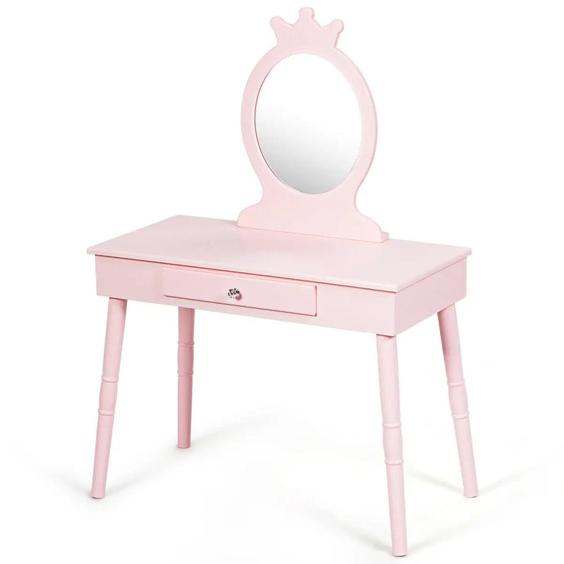 Kids Vanity Makeup Table by DirectDeals