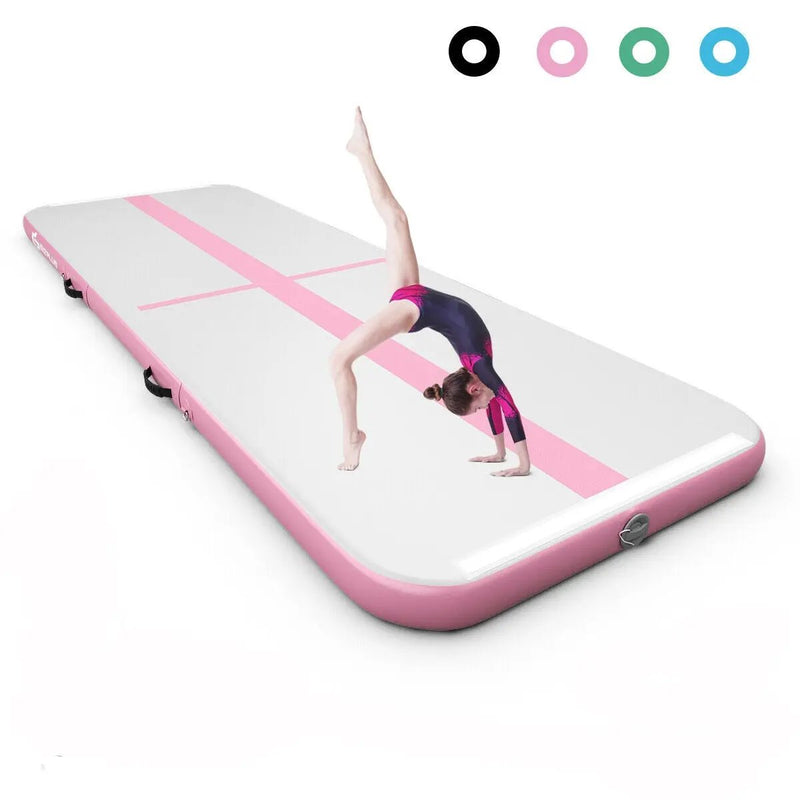 10 Feet Inflatable Gymnastics Tumbling Mat with Pump by DirectDeals