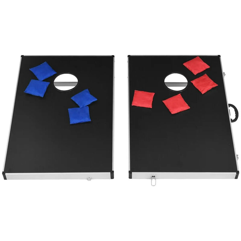 Cornhole Set with Foldable Design and Side Handle by DirectDeals
