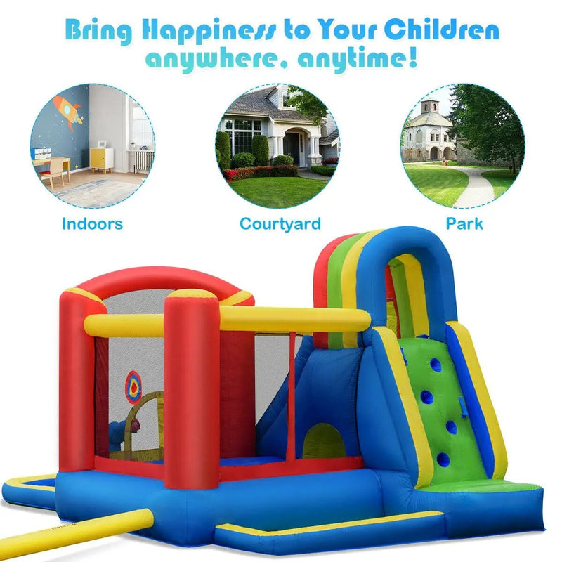 Inflatable Kid Bounce House Castle with Blower by DirectDeals