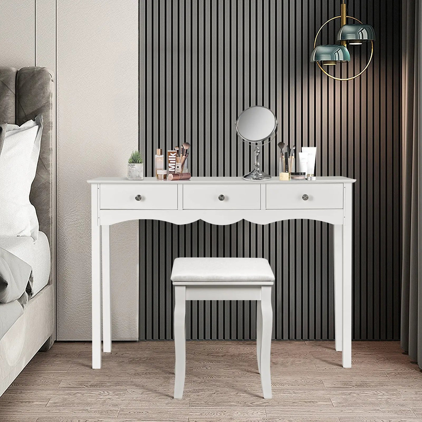 Hall table Side Table w/ 3 Drawers by DirectDeals