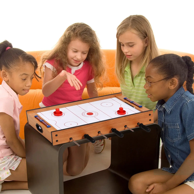 2-in-1 Indoor/Outdoor Air Hockey Foosball Game Table by DirectDeals