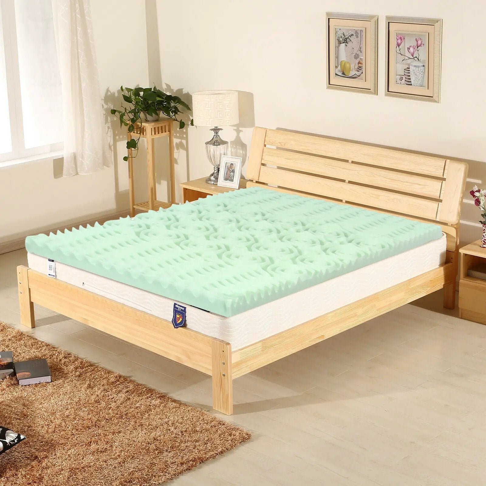 3 Inch Comfortable Mattress Topper Cooling Air Foam by DirectDeals
