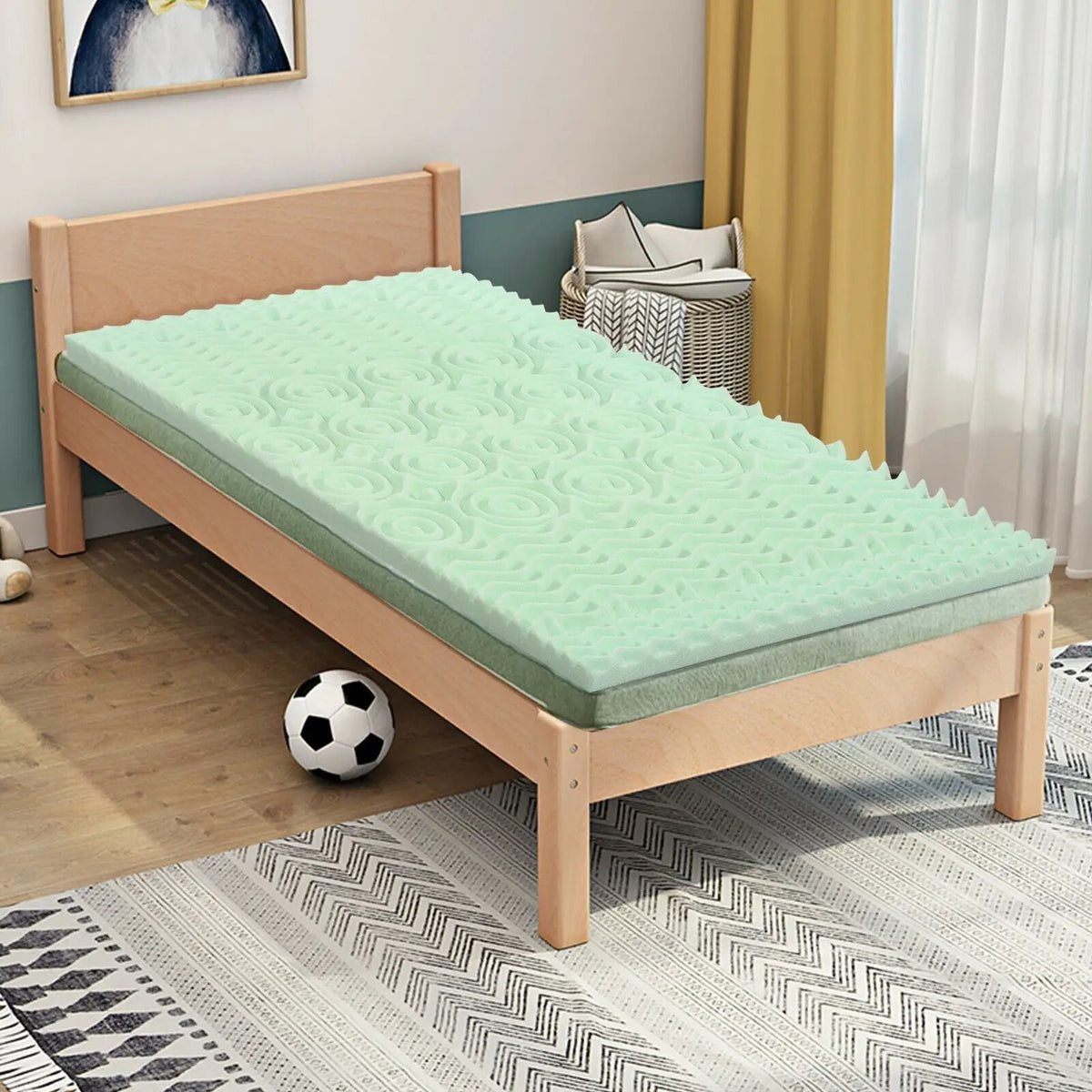3 Inch Comfortable Mattress Topper Cooling Air Foam by DirectDeals