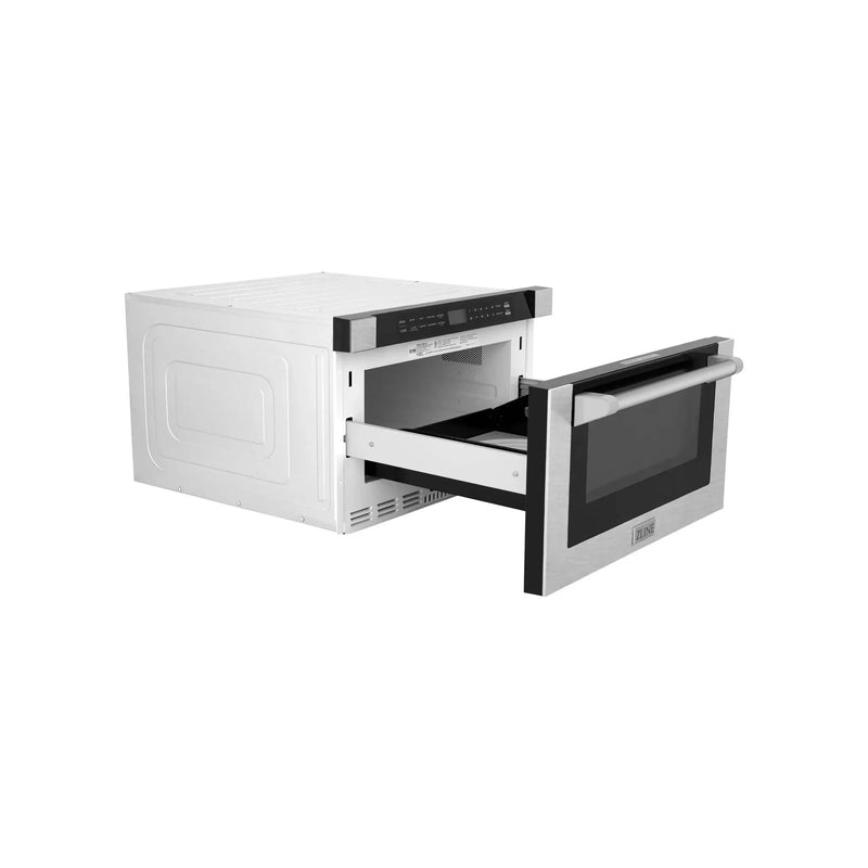 ZLINE 24" Built-in Microwave Drawer MWD-1-SS-H by Farmhouse Kitchen and Bath