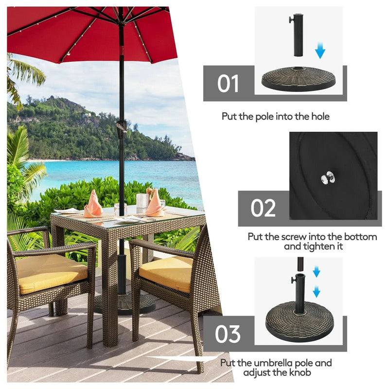 27 lbs Patio Market Umbrella Base Stand by DirectDeals