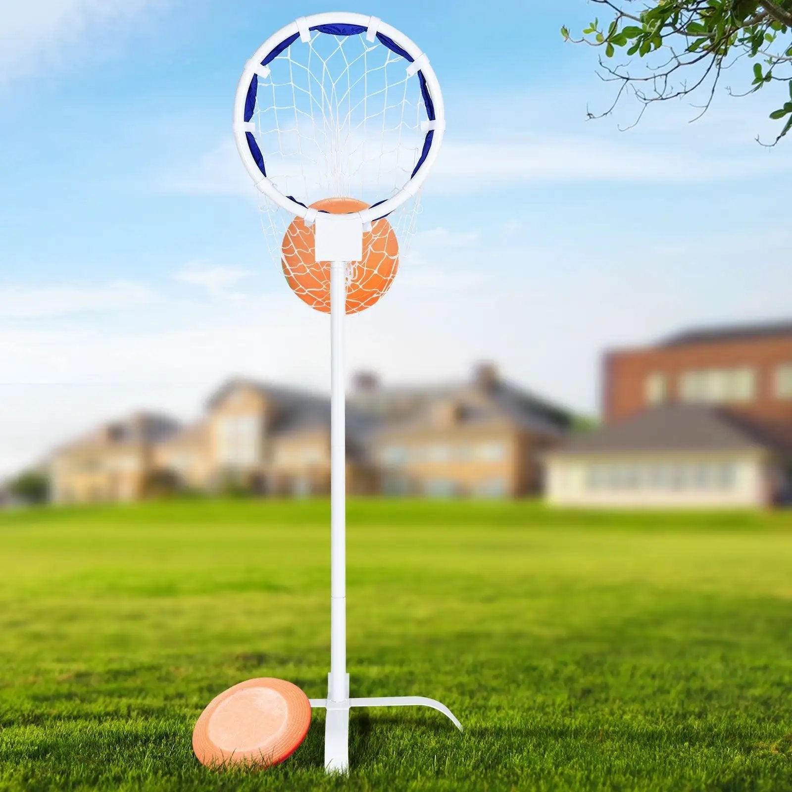 Portable Metal Flying Disc Stand with Storage Bag by DirectDeals