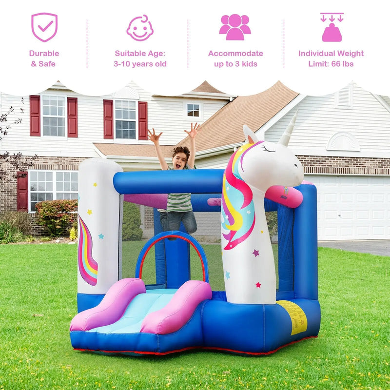 Kids Inflatable Bounce House with 380W Blower by DirectDeals