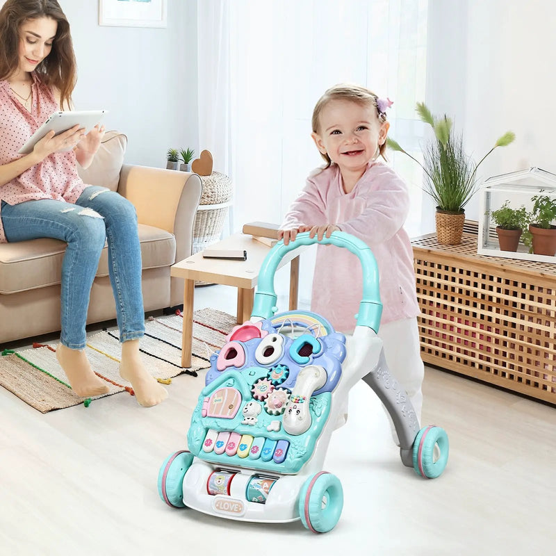 Baby Sit-to-Stand Learning Walker Toddler Musical Toy by DirectDeals
