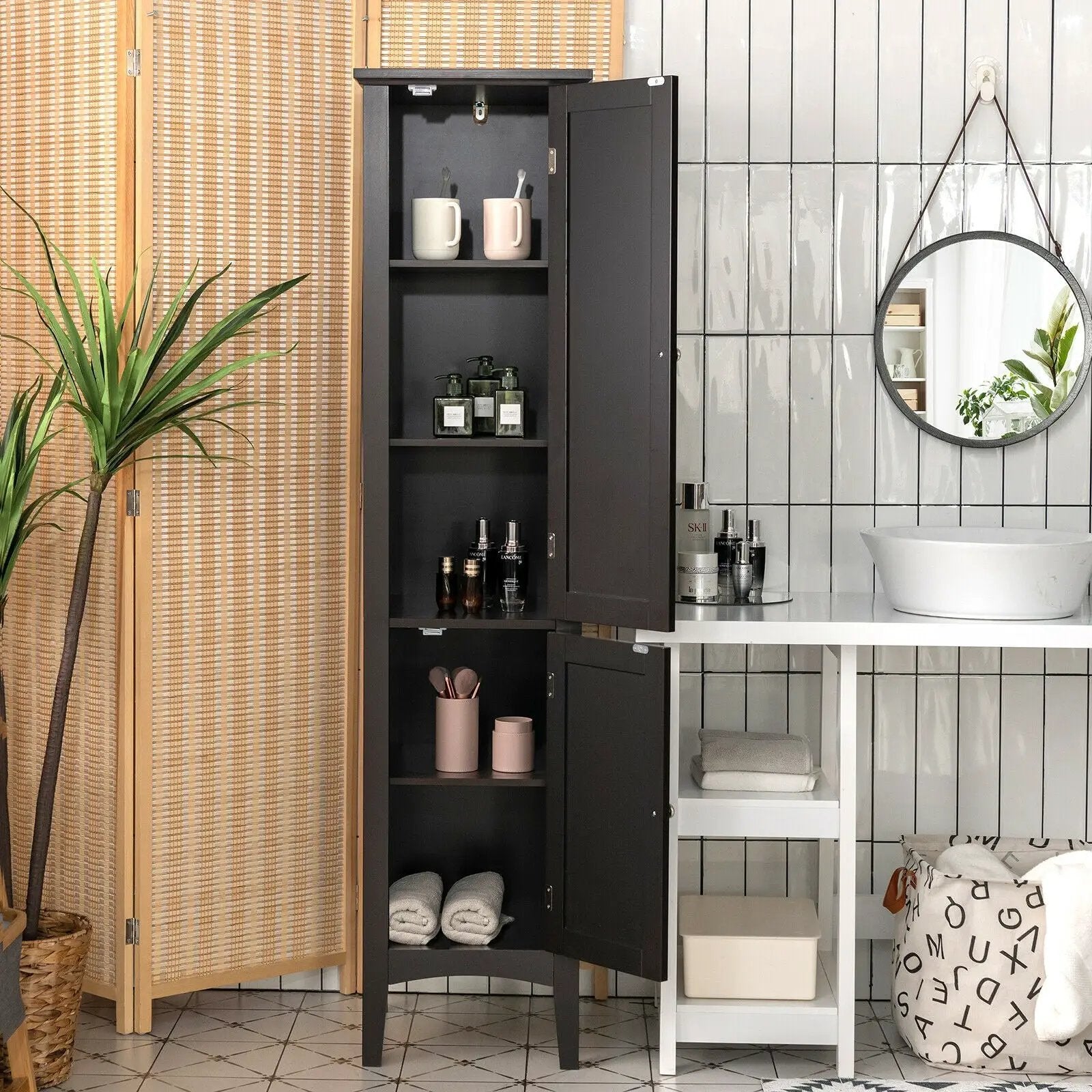 Freestanding Bathroom Storage Cabinet for Kitchen and Living Room by DirectDeals