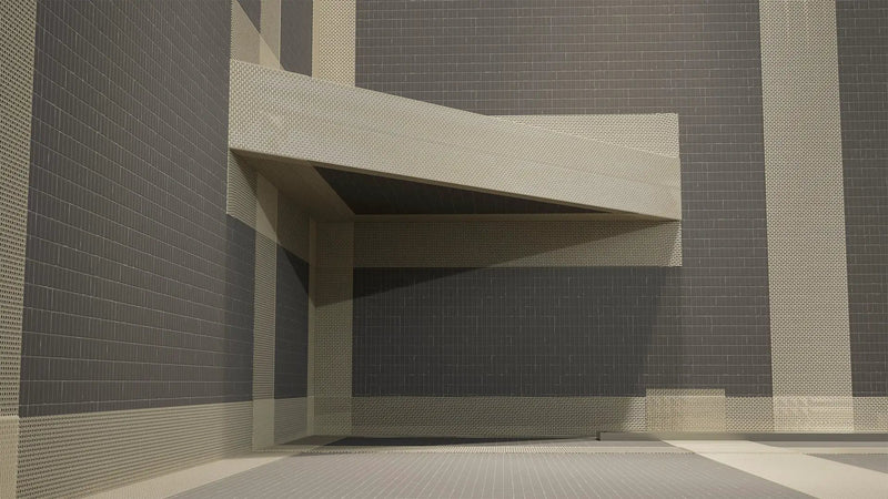 The Original Floating Corner Shower Bench Kit™ by The Original Granite Bracket