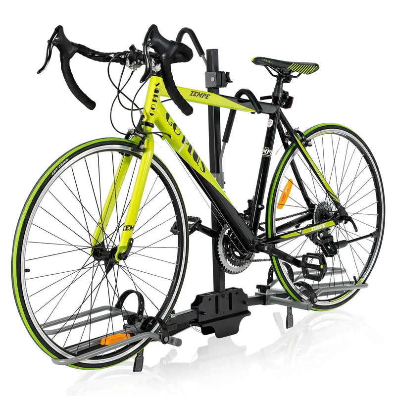 2-Bike Hitch Mount Bike Rack for 1-1/4 Inch or 2 Inch Receiver-Black by DirectDeals
