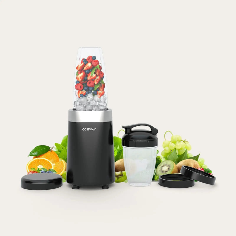 1000W Portable Blender with 6-Blade Design-Black by DirectDeals