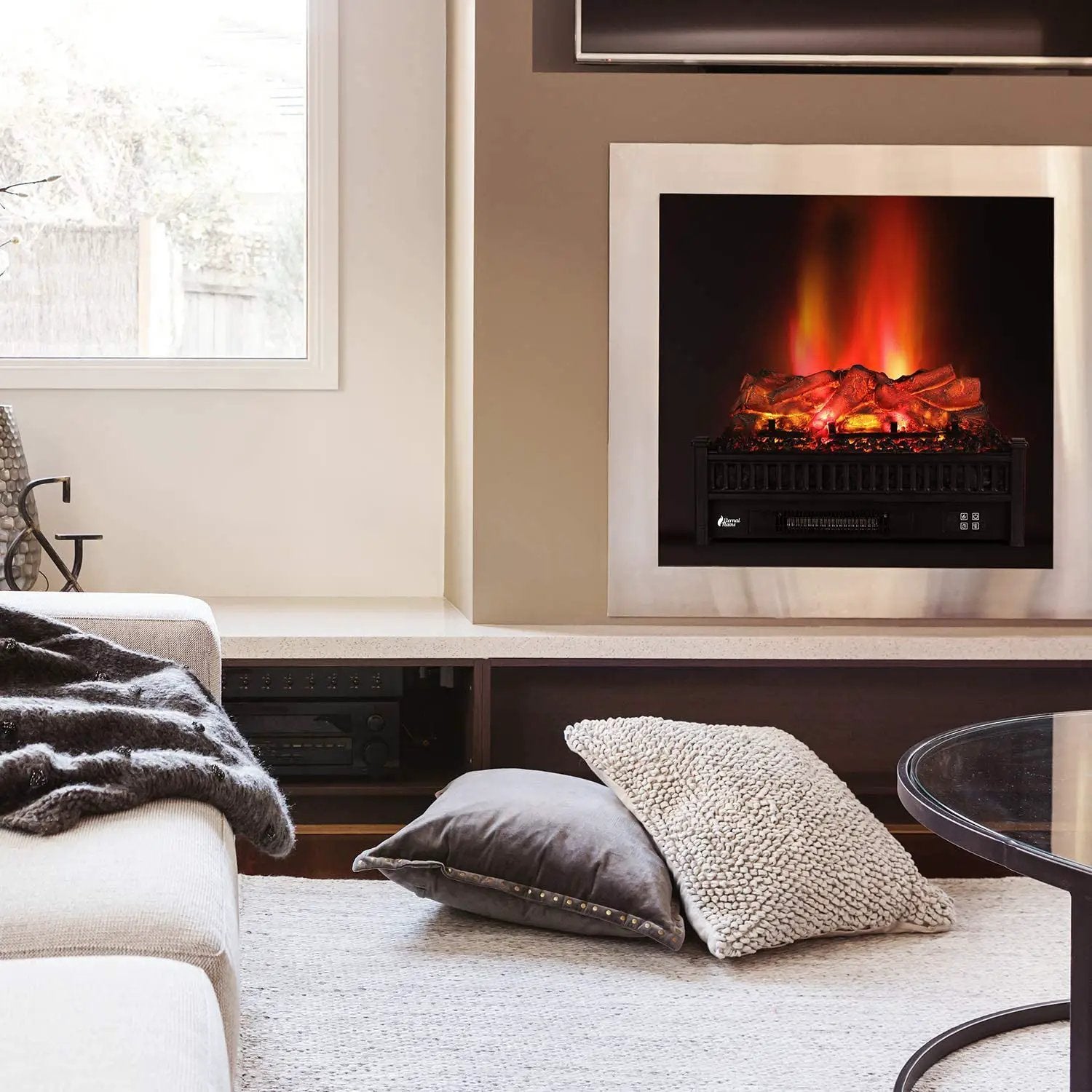 (Open Box) Eternal Flame EF23-LG Electric Fireplace Logs by TURBRO