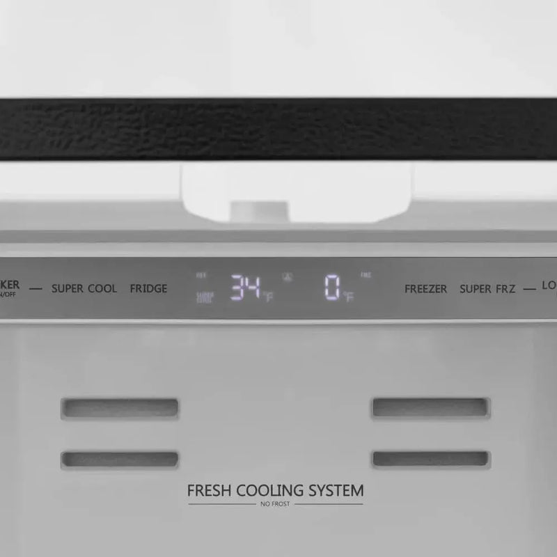 ZLINE 36" Autograph French Door Refrigerator, Ice Maker, Stainless Steel RFMZ-36-FCB by Farmhouse Kitchen and Bath