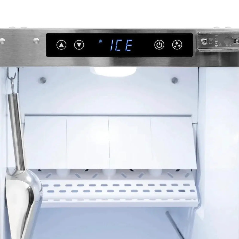 ZLINE 15" Touchstone Gourmet Ice Maker Drain Pump Panel Ready Door Polished Gold IGMDPZ-15-G by Farmhouse Kitchen and Bath