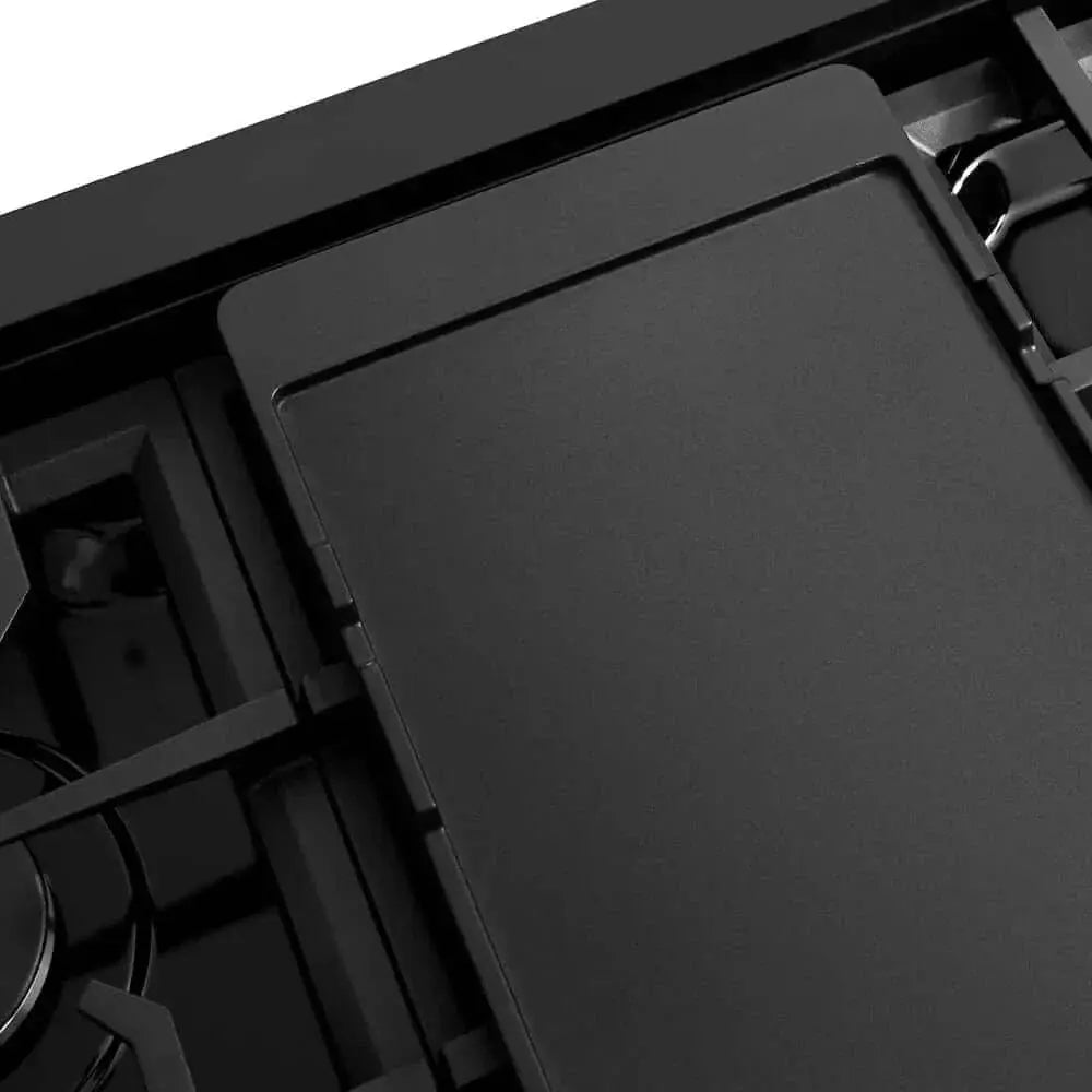 ZLINE 48" Paramount Gas Rangetop Black Stainless Steel SRTB-48 by Farmhouse Kitchen and Bath