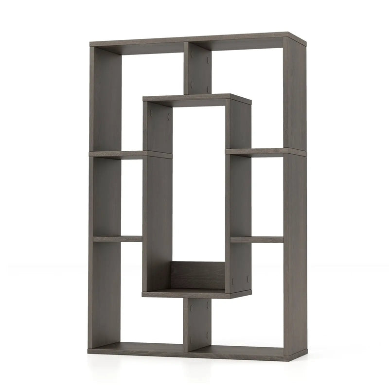 7-Cube Geometric Bookshelf Modern Decorative Open Bookcase by DirectDeals