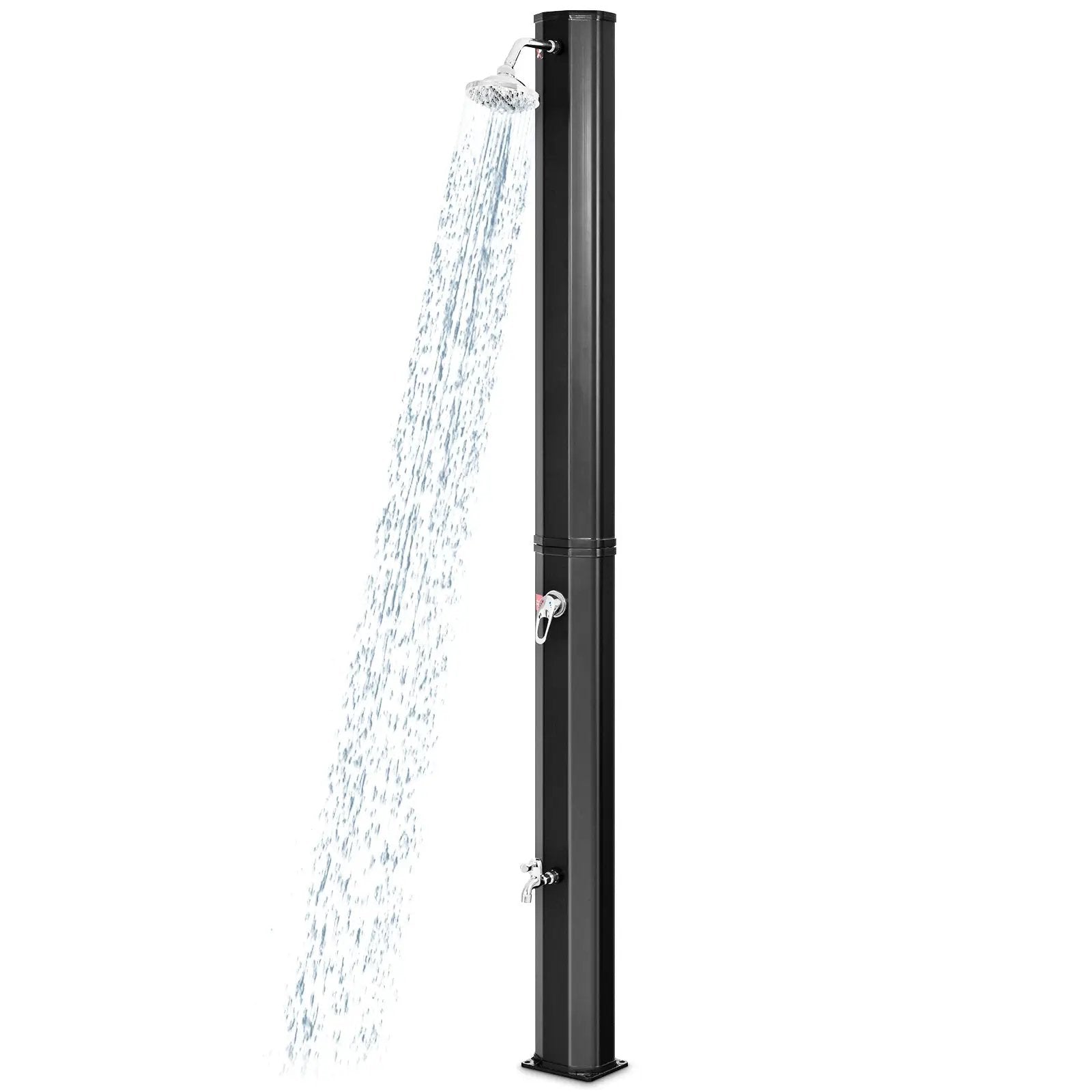 7.2 Feet Adjustable Outdoor Solar Heating Shower Head by DirectDeals