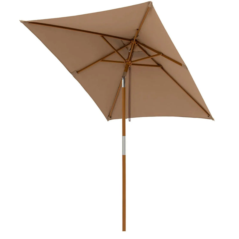 Rectangular Patio Umbrella 7ft with Adjustable Tilt by DirectDeals