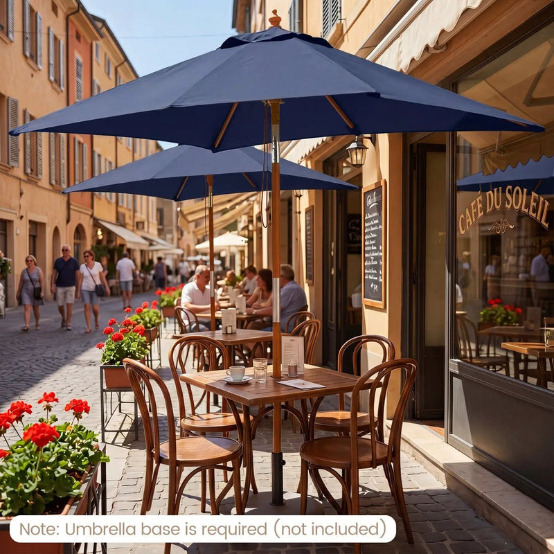 Rectangular Patio Umbrella 7ft with Adjustable Tilt by DirectDeals