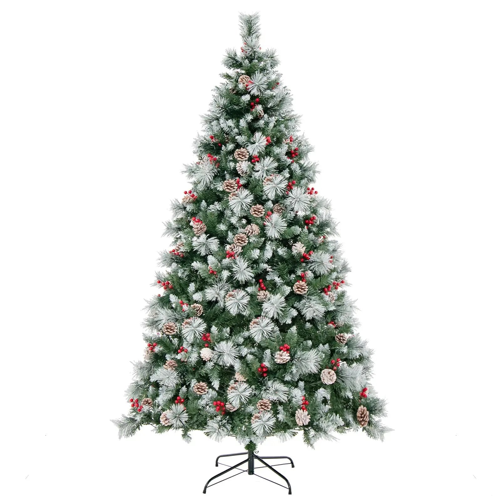 7 Feet Pre-Lit Artificial Christmas Tree with 400 Lights and 1116 Branches by DirectDeals