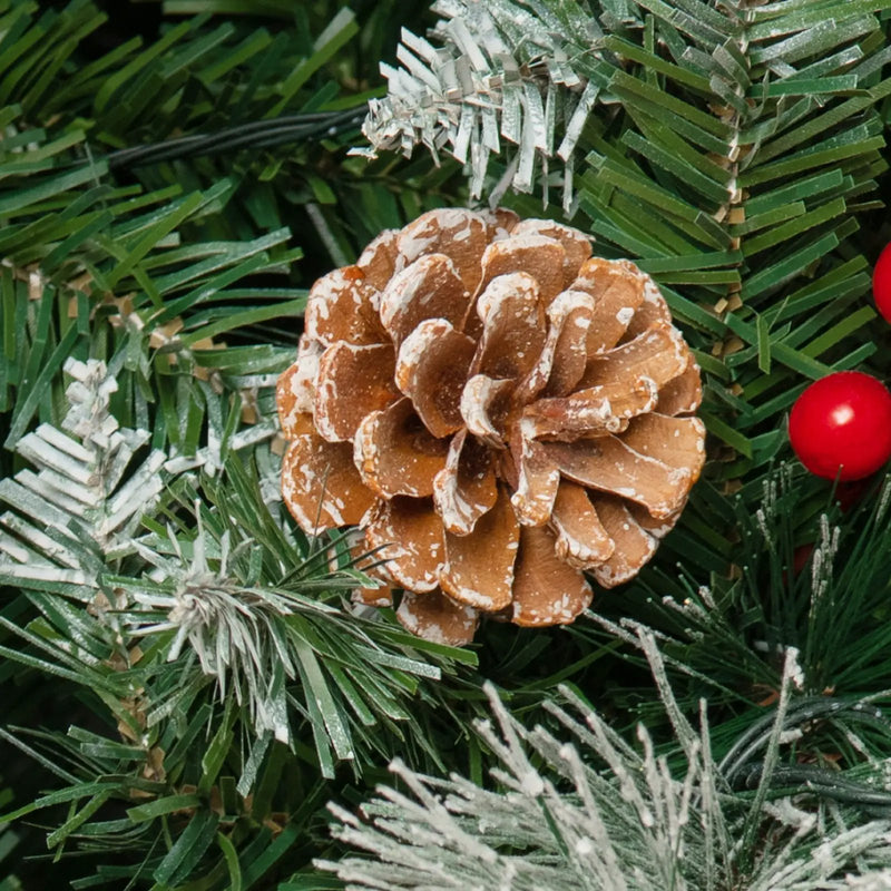 7 Feet Pre-Lit Artificial Christmas Tree with 400 Lights and 1116 Branches by DirectDeals