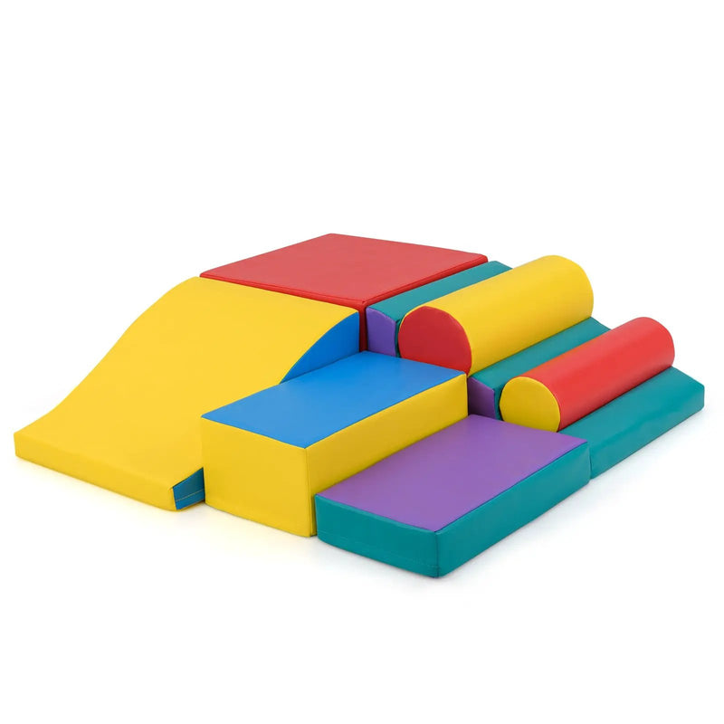 7-Piece Foam Blocks for Toddlers Soft Climbing Toys Indoor Play for Babies by DirectDeals