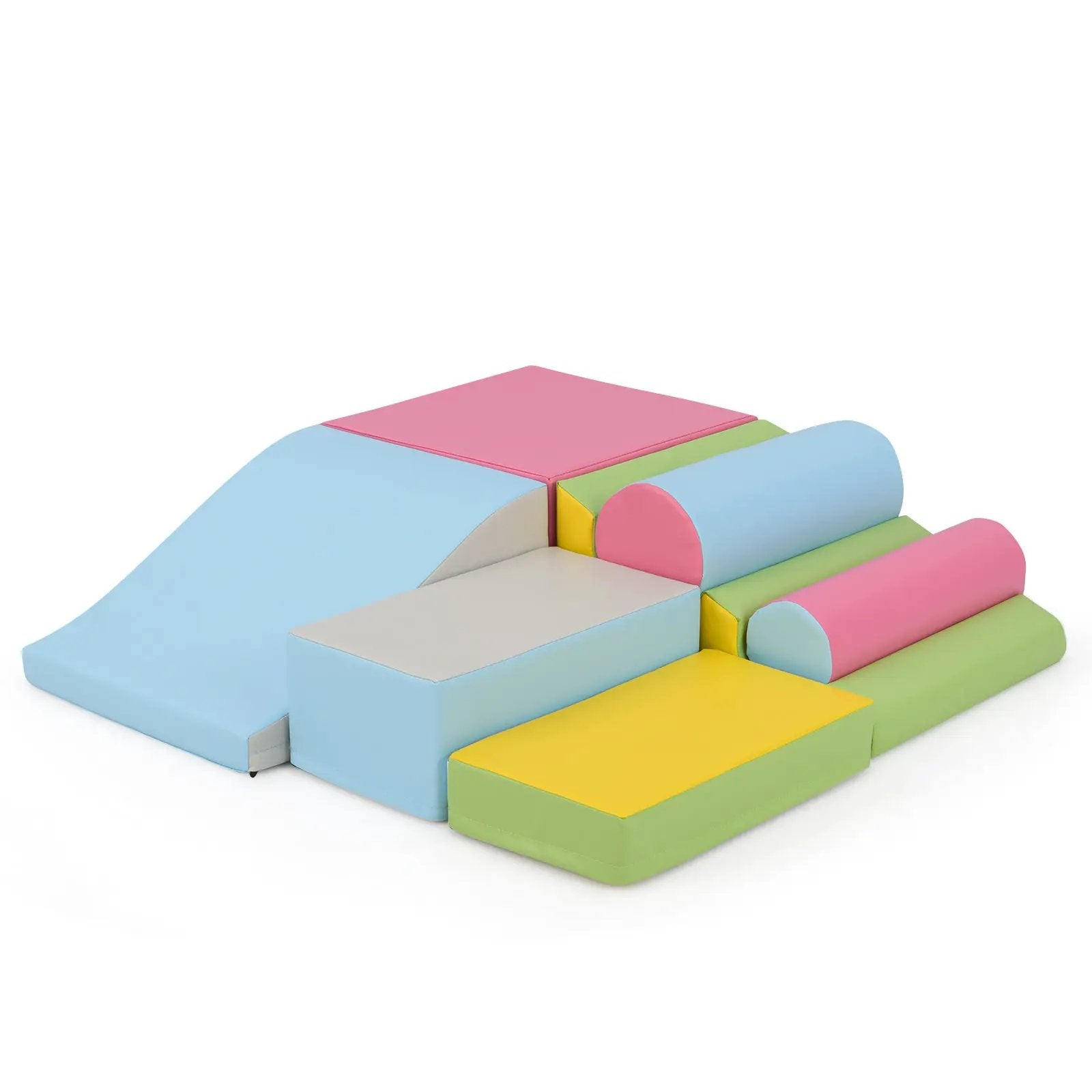 7-Piece Foam Blocks for Toddlers Soft Climbing Toys Indoor Play for Babies by DirectDeals